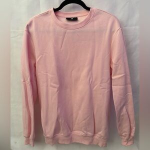 H&M Men's Light Pink Crewneck Sweater